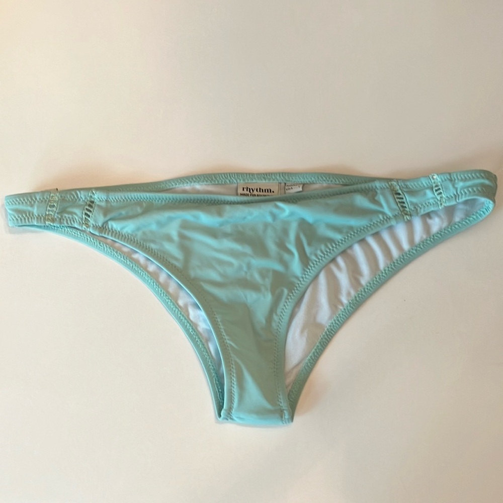 NEW  Rhythm Swim bottom. Size L. New, no tags. Cheeky bikini. Mint green.
